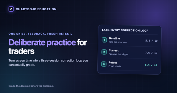 Deliberate Practice for Traders: Turn Screen Time Into Skill