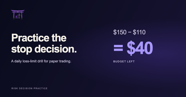 Practice a Daily Loss Limit With Paper Trading